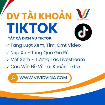 Tất Cả dịch vụ tài khoản tiktok